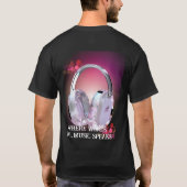 Apple-hoofdtelefoons T-shirt (Achterkant)