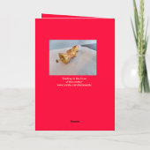 Apple houdt Dr. Away Wenskaart Kaart (Achterkant)