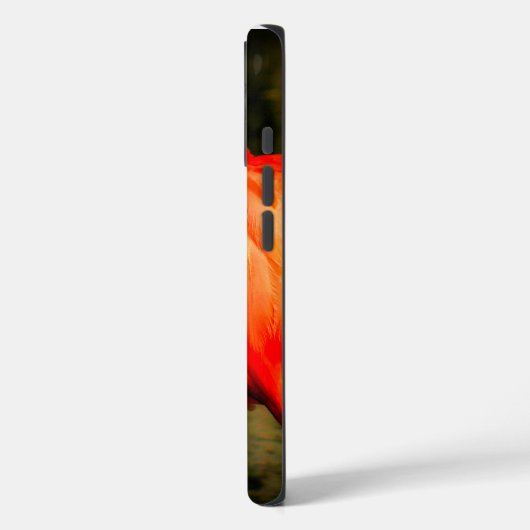APPLE i PHONE CASE WITH A FLAMINGO DESIGN (Achterkant / Links)