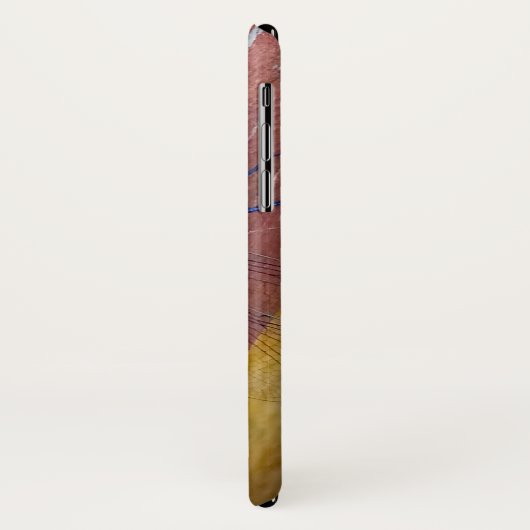 Apple I Phone X Insect hoesje " Dragonfly High" (Achterkant/links)
