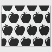 Apple Icons CUSTOM ACHTERGROUND COLOR Cadeaupapier (Vlak)