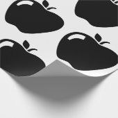 Apple Icons CUSTOM ACHTERGROUND COLOR Cadeaupapier (Hoek)