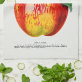 Apple  Illustratie Keukenhanddoek (Gevouwen)