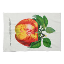 Apple Illustratie Keukenhanddoek