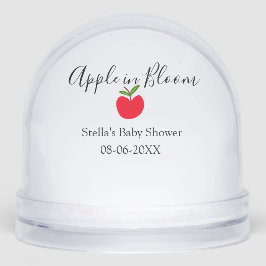 Apple in bloom baby shower red apple name date  sneeuwbol