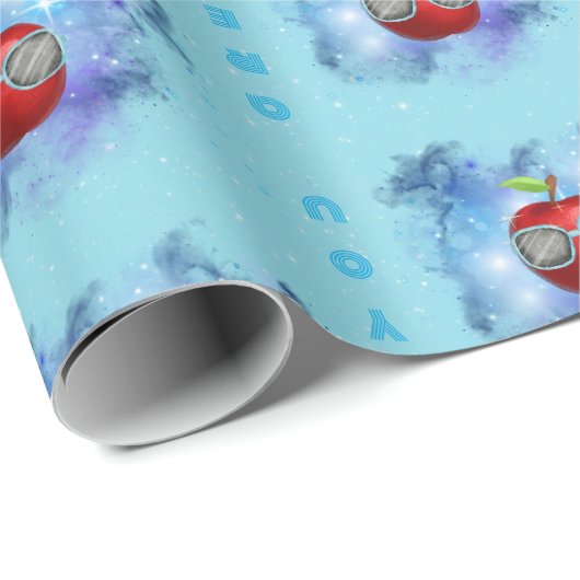 Apple in dankbaar Galaxy-inpakpapier Cadeaupapier (Rol Hoek)