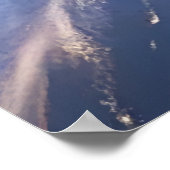 Apple in de ruimte | AI Art Poster (Hoek)