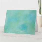 Apple in een dankbare Galaxy-bedankkaart Bedankkaart (Achterkant)