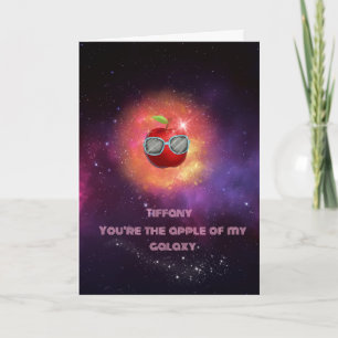 Apple in een dankbare Galaxy-bedankkaart Bedankkaart