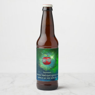 Apple in Thankful Galaxy Bier Etiket