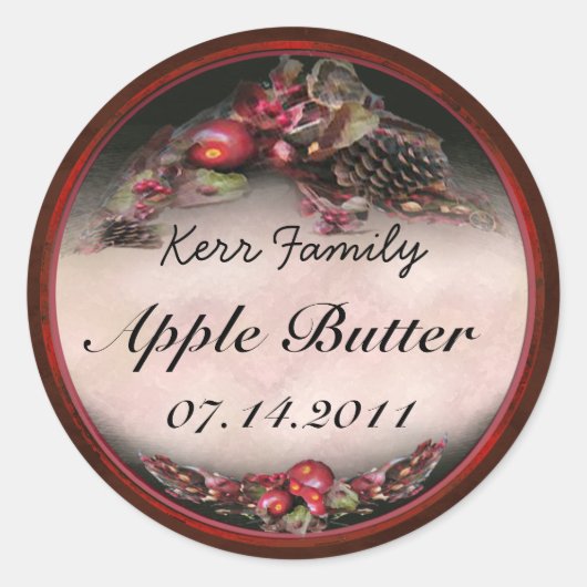 Apple inbliketiket 3 ronde sticker (Voorkant)