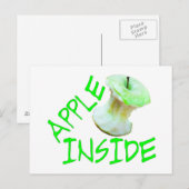 Apple Inside Briefkaart (Voorkant / Achterkant)