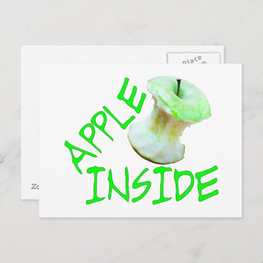 Apple Inside Briefkaart (Voorkant / Achterkant)