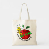 Apple invader tote bag (Achterkant)