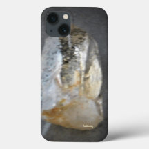 apple iphone13 hoesje goud kwarts kristal ontwerp