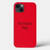 Apple iPhone13 hoesje Red Art&Design (Achterkant)