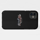 Apple iPhone 11 hoesje Vintage Car Design (Achterkant (horizontaal))