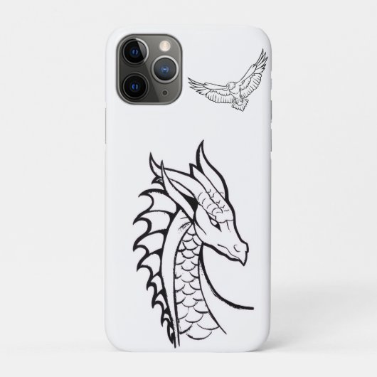 Apple iphone 11 pro draken hoezen (Achterkant)