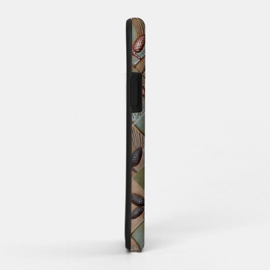 Apple iPhone 11Pro Hoesje pinecones afdrukken (Achterkant/rechts)