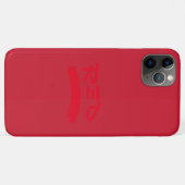 apple iphone 11pro max hoesje ROOD ONTWERP (Achterkant (horizontaal))
