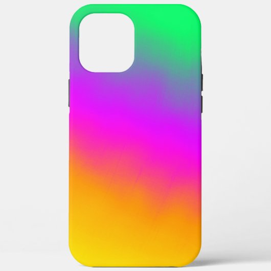Apple iPhone 12 Pro Max Neon Chrome Design Hoesje (Achterkant)