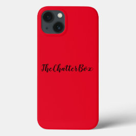 apple iphone 13 hoesje CHATTERBOX kunst en design