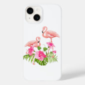 Apple iPhone 14 Hoesje-Flamingo Case-Mate iPhone Case (Achterkant)