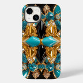 Apple iPhone 14 Hoesje-Mate Bahamas Kleuren Case-Mate iPhone Case (Achterkant)