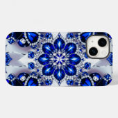 Apple iPhone 14 Hoesje-Mate blauw wit kleuren Case-Mate iPhone Case (Achterkant (horizontaal))