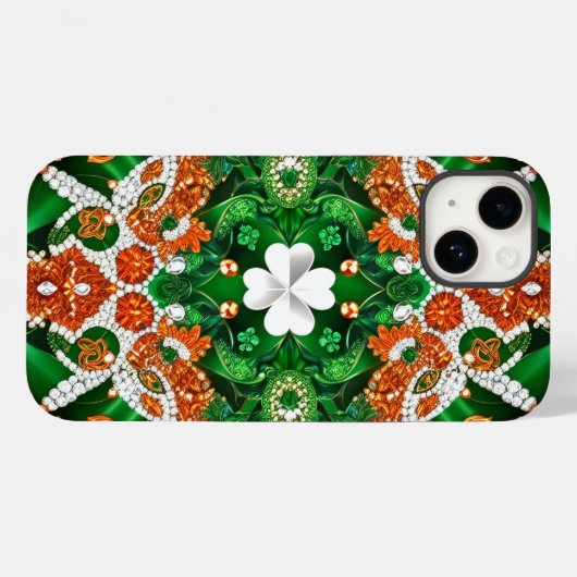 Apple iPhone 14 Hoesje-Mate Iers Kleuren Case-Mate iPhone Case (Achterkant (horizontaal))