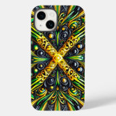Apple iPhone 14 Hoesje-Mate Jamaicaanse kleuren Case-Mate iPhone Case (Achterkant)
