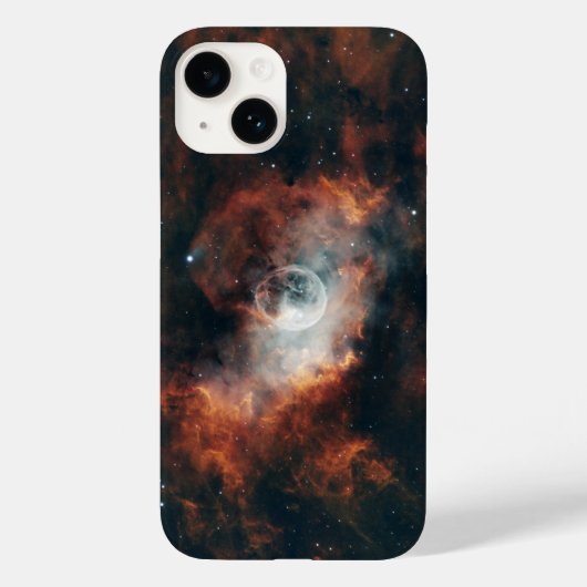 Apple iPhone 14 Hoesje met Bubble Nebula (Achterkant)