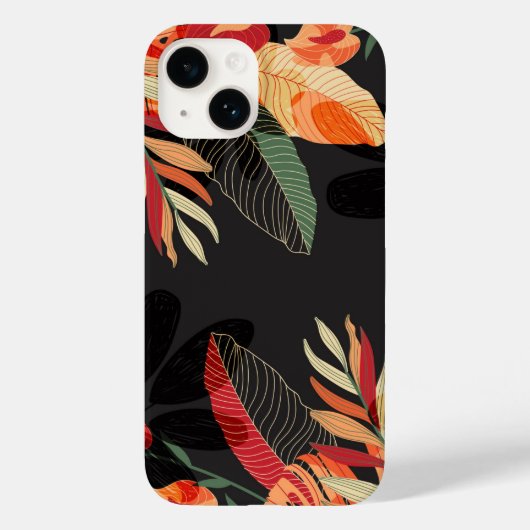 Apple iPhone 14 Hoesje-tropische palm Case-Mate iPhone Case (Achterkant)