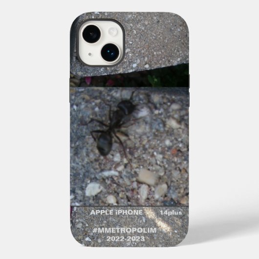 APPLE iPHONE 14 plus HOESJE /#MMETROPOLIM ONTWERP (Achterkant)