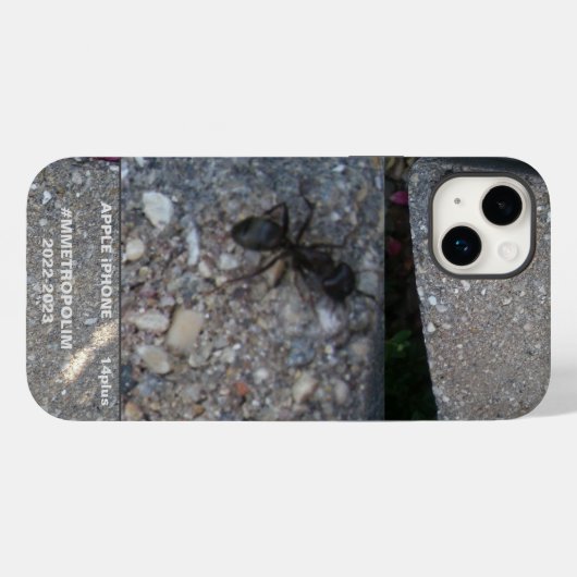 APPLE iPHONE 14 plus HOESJE /#MMETROPOLIM ONTWERP (Achterkant (horizontaal))