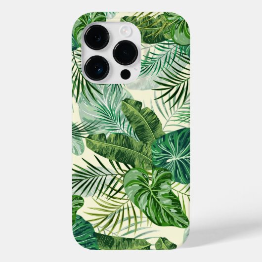 Apple iPhone 14 Pro Hoesje-Tropische Palm Case-Mate iPhone Case (Achterkant)