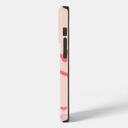 Apple iphone 14pro hoesje kat poten (Achterkant / Links)