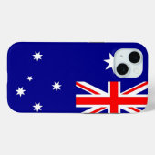 Apple iPhone 15 Case-Mate met Australische vlag Case (Achterkant (horizontaal))