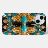 Apple iPhone 15 Case-Mate met Bahama-kleuren Case (Achterkant (horizontaal))