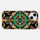 Apple iPhone 15 Case-Mate met Braziliaanse kleuren Case (Achterkant (horizontaal))