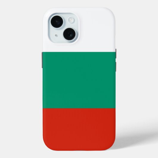 Apple iPhone 15 Case-Mate met Bulgaarse vlag Case (Achterkant)