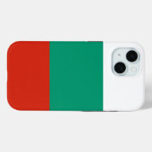 Apple iPhone 15 Case-Mate met Bulgaarse vlag Case (Achterkant (horizontaal))