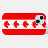 Apple iPhone 15 Case-Mate met Canadese vlag Case (Achterkant (horizontaal))