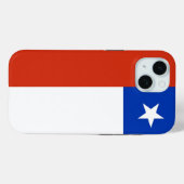 Apple iPhone 15 Case-Mate met Chileense vlag Case (Achterkant (horizontaal))