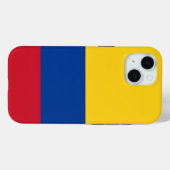 Apple iPhone 15 Case-Mate met Colombia vlag Case (Achterkant (horizontaal))