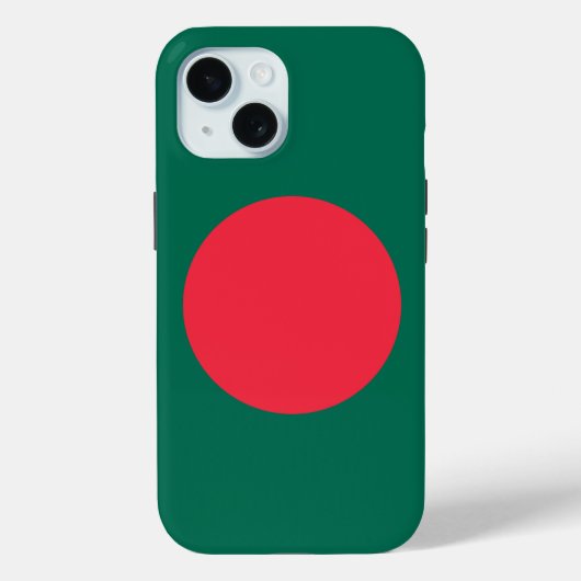 Apple iPhone 15 Case-Mate met de vlag van Banglade Case (Achterkant)