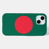 Apple iPhone 15 Case-Mate met de vlag van Banglade Case (Achterkant (horizontaal))