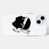 Apple iPhone 15 Case-Mate met de vlag van Corsica Case (Achterkant (horizontaal))