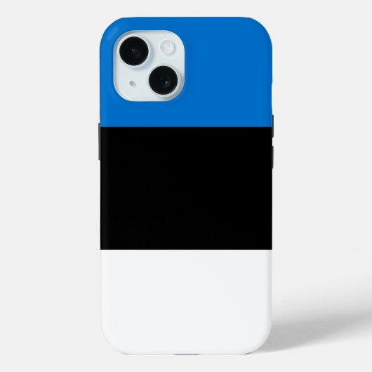 Apple iPhone 15 Case-Mate met de vlag van Estland Case (Achterkant)
