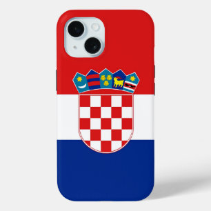 Apple iPhone 15 Case-Mate met de vlag van Kroatië Case